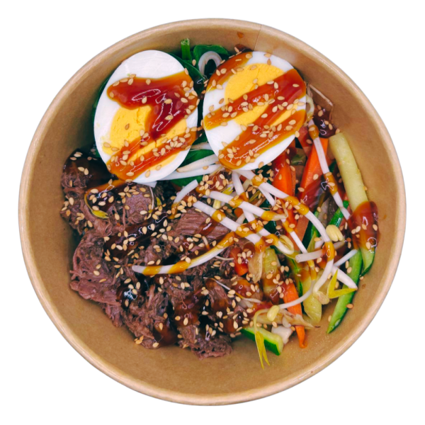 Bibimbap de ternera