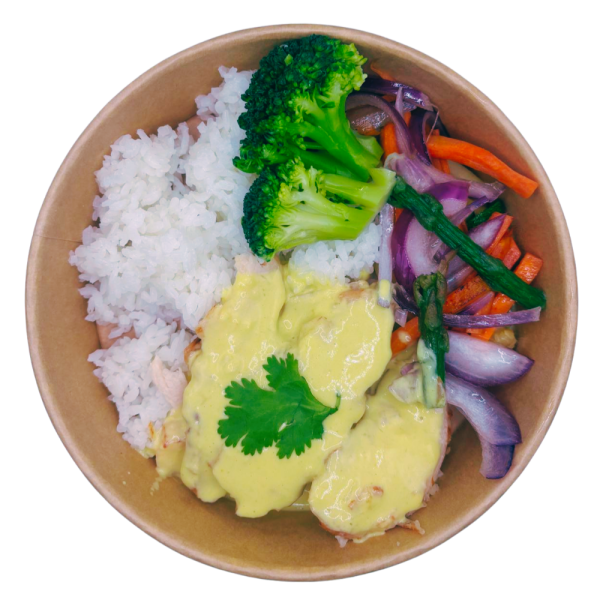 Pollo con curry de mango